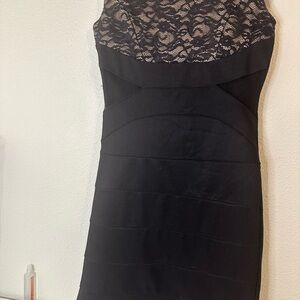 Black Sweetheart Neckline Sheath Dress